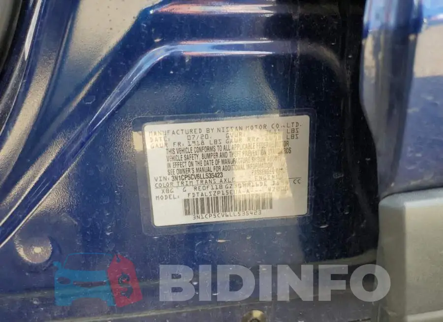 3N1CP5CV6LL535423 Photo# 10