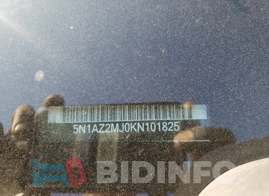 5N1AZ2MJ0KN101825 Photo# 10