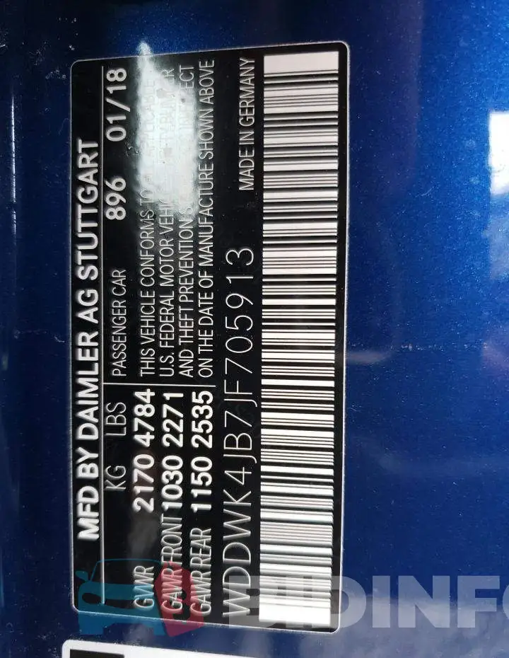 WDDWK4JB7JF705913 Photo# 10