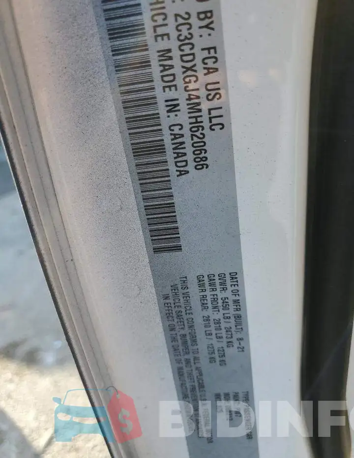 2C3CDXGJ4MH620686 Photo# 10