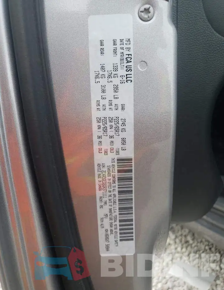 2C4RDGEG6GR371111 Photo# 10