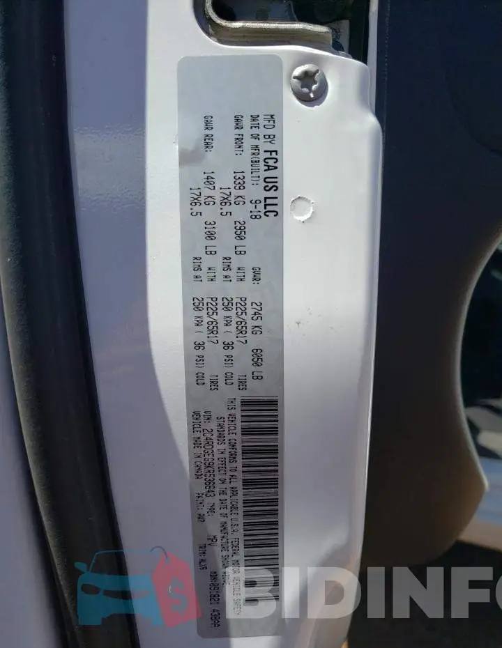 2C4RDGEG9KR536643 Photo# 10
