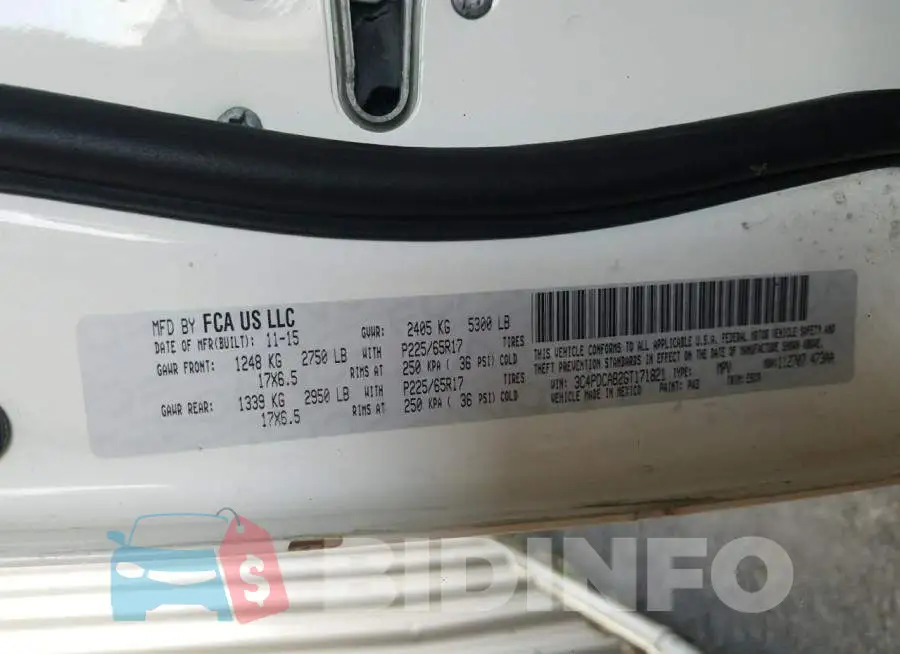 3C4PDCAB2GT171821 Photo# 10