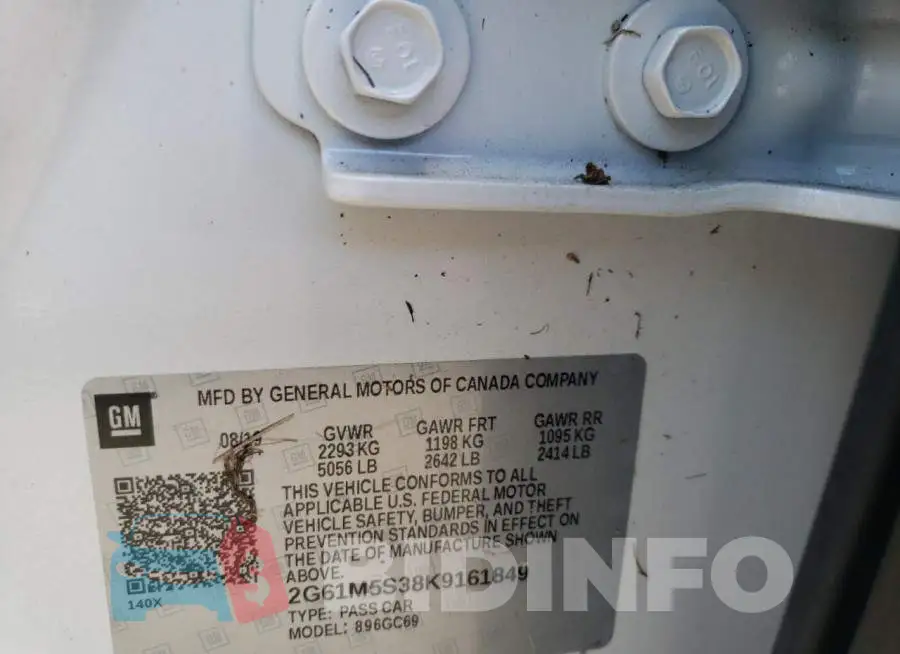 2G61M5S38K9161849 Photo# 10