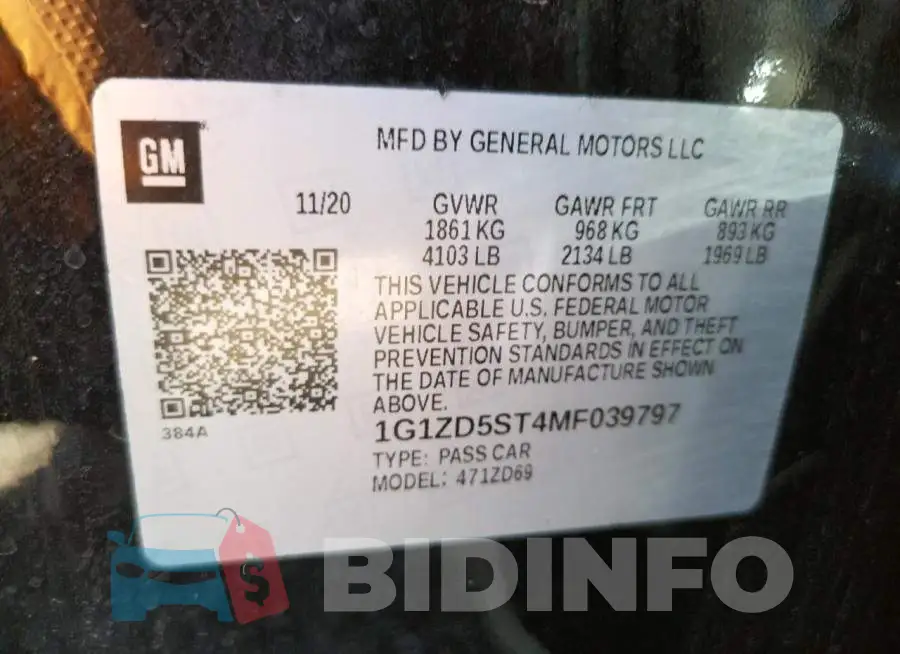 1G1ZD5ST4MF039797 Photo# 10