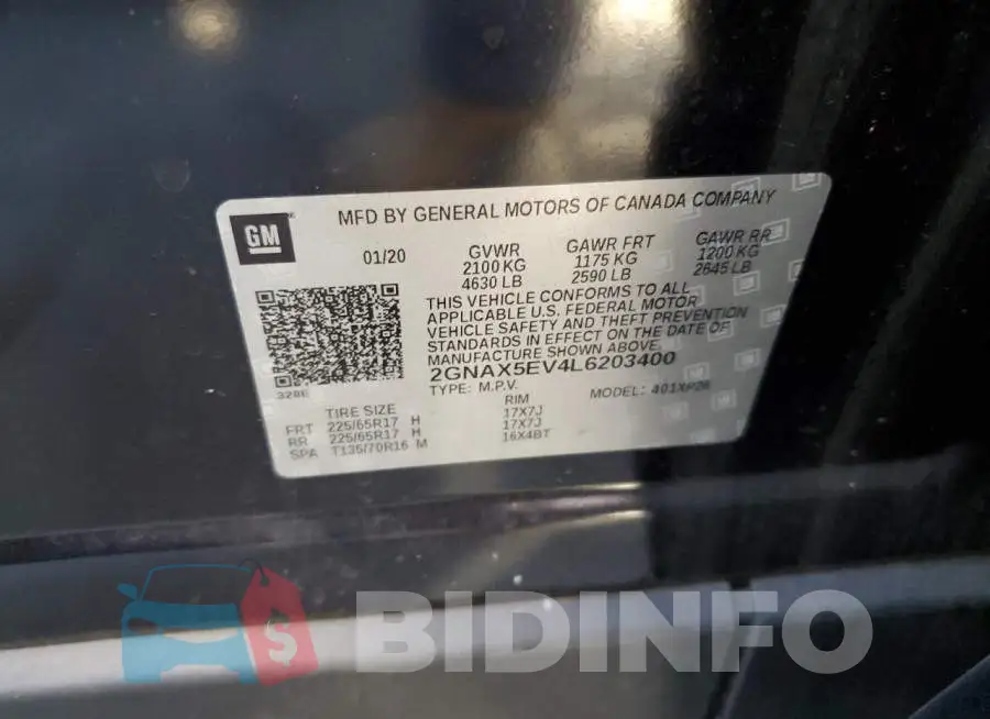 2GNAX5EV4L6203400 Photo# 10