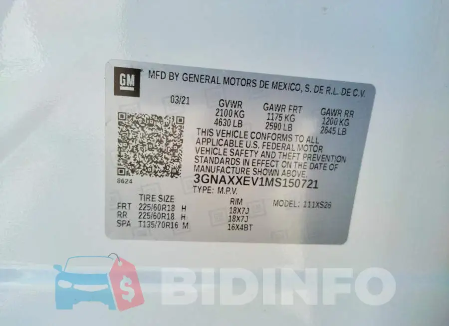 3GNAXXEV1MS150721 Photo# 10