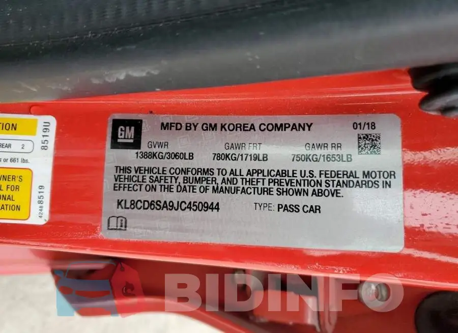 KL8CD6SA9JC450944 Photo# 10