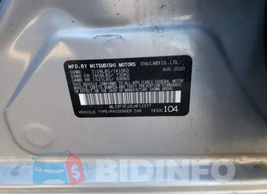 ML32F3FJ2LHF12377 Photo# 10