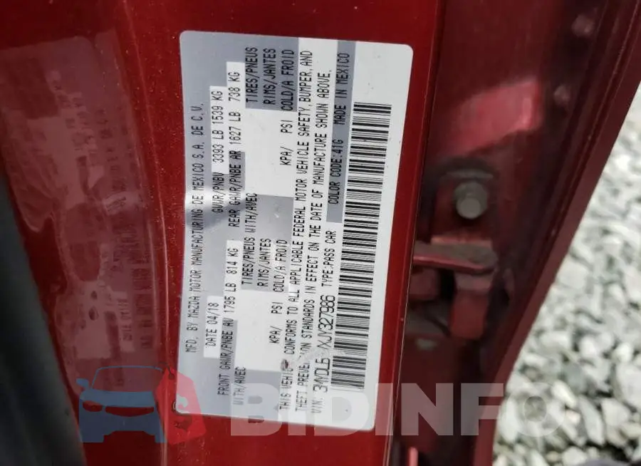 3MYDLBYVXJY327986 Photo# 10