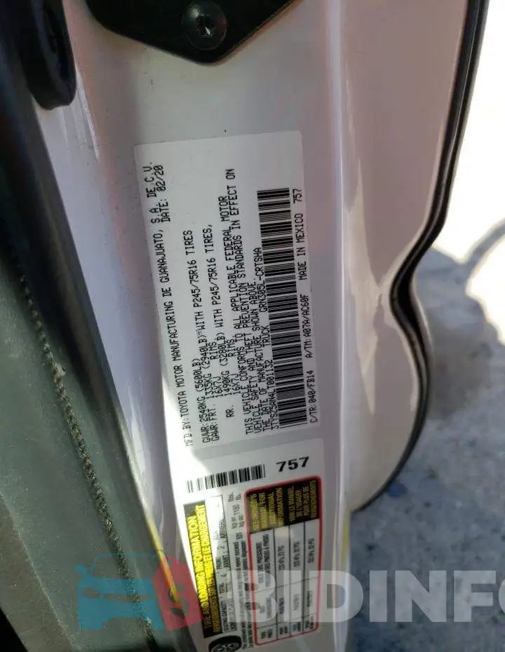 3TYSZ5AN4LT001132 Photo# 10