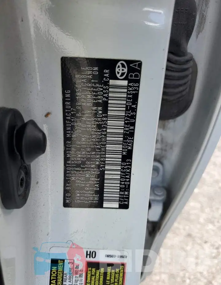 5YFBURHE0HP643581 Photo# 10