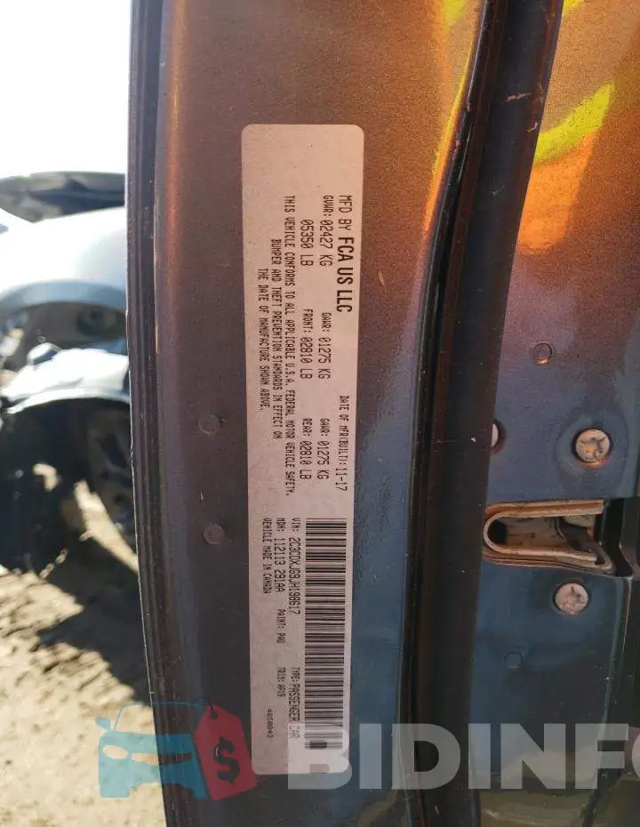 2C3CDXJG9JH198617 Photo# 10