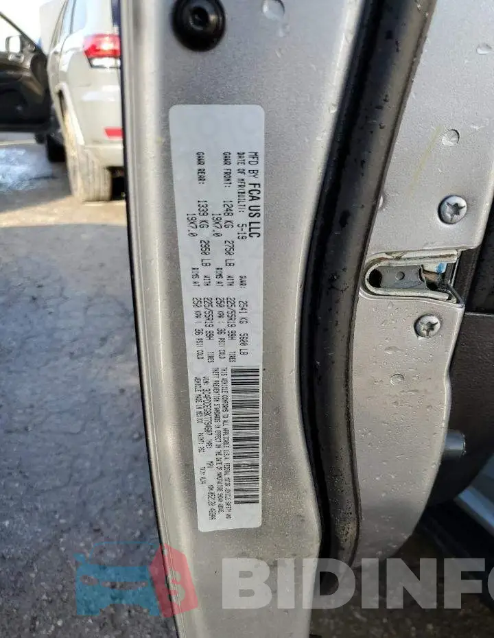 3C4PDDEG8KT794607 Photo# 10