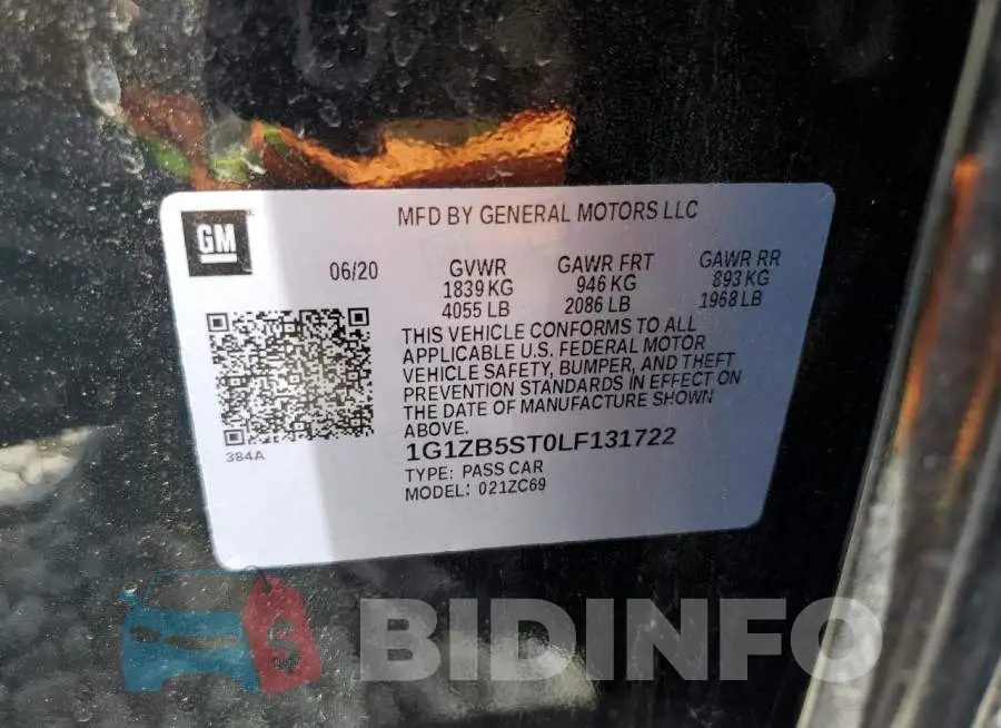 1G1ZB5ST0LF131722 Photo# 10