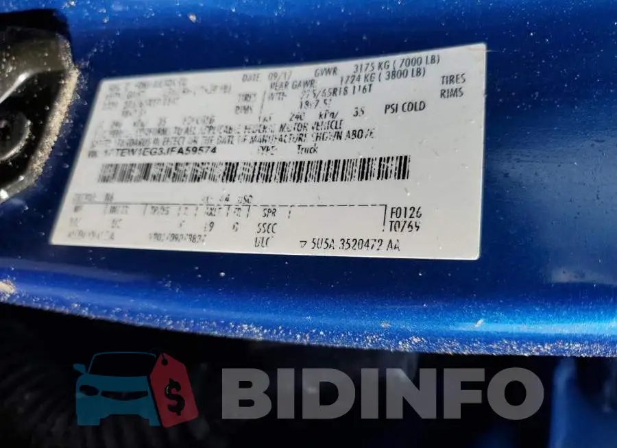 1FTEW1EG3JFA59574 Photo# 10
