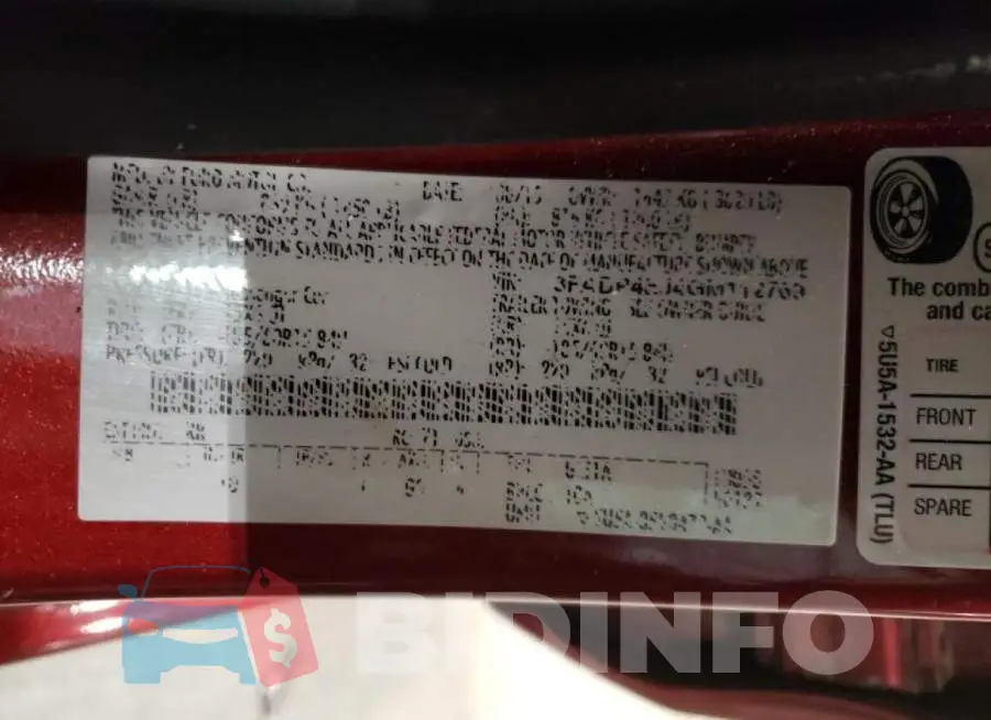 3FADP4EJ4GM112769 Photo# 10
