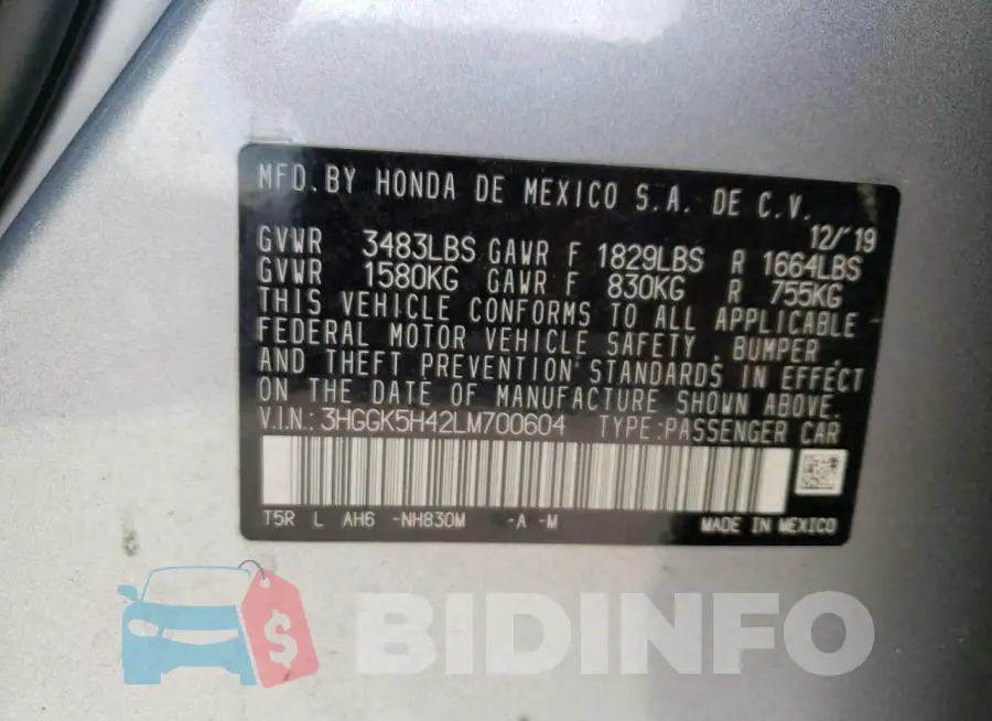 3HGGK5H42LM700604 Photo# 10