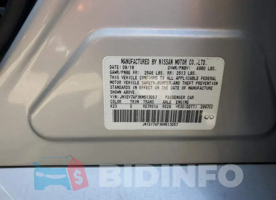 JN1EV7AP3KM513057 Photo# 10