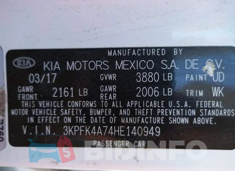 3KPFK4A74HE140949 Photo# 10