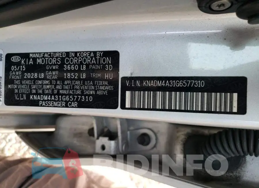 KNADM4A31G6577310 Photo# 10