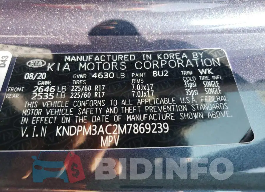 KNDPM3AC2M7869239 Photo# 10