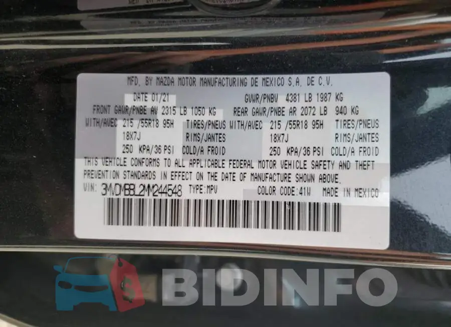 3MVDMBBL2MM244548 Photo# 10