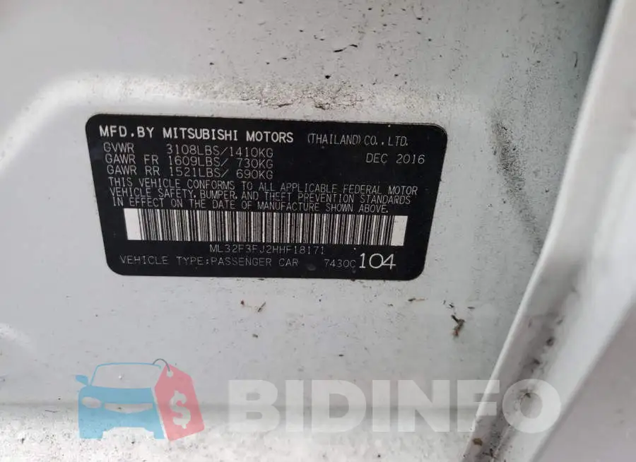 ML32F3FJ2HHF18171 Photo# 10