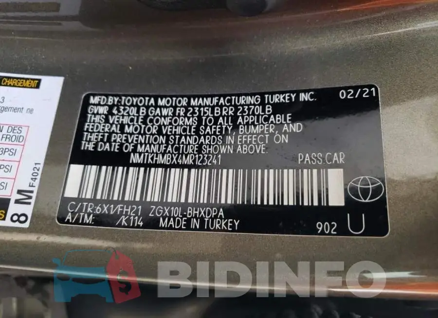 NMTKHMBX4MR123241 Photo# 10