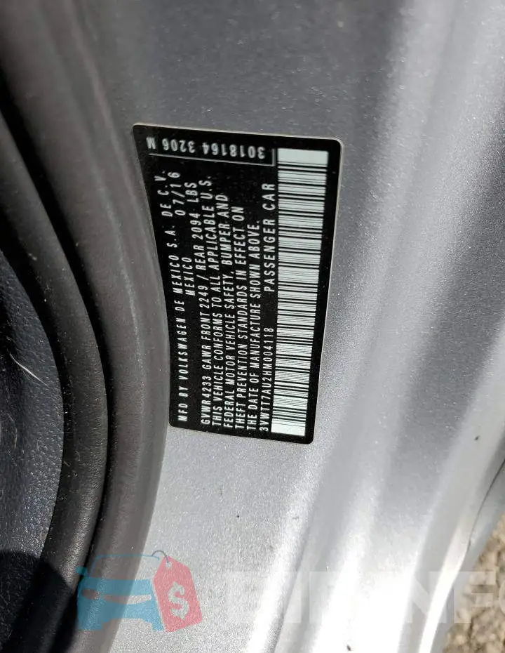 3VWTT7AU2HM004118 Photo# 10
