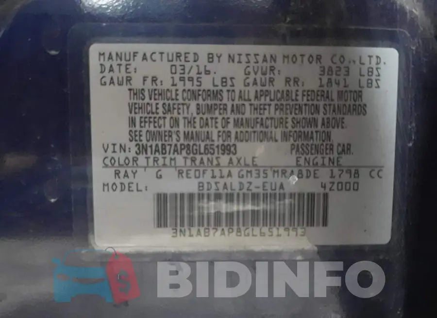 3N1AB7AP8GL651993 Photo# 10