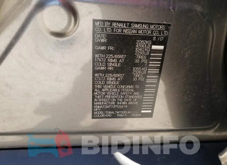 KNMAT2MT7JP531474 Photo# 10