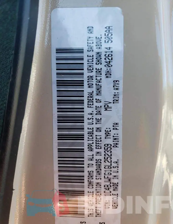 1C4BJWFG1GL252359 Photo# 10