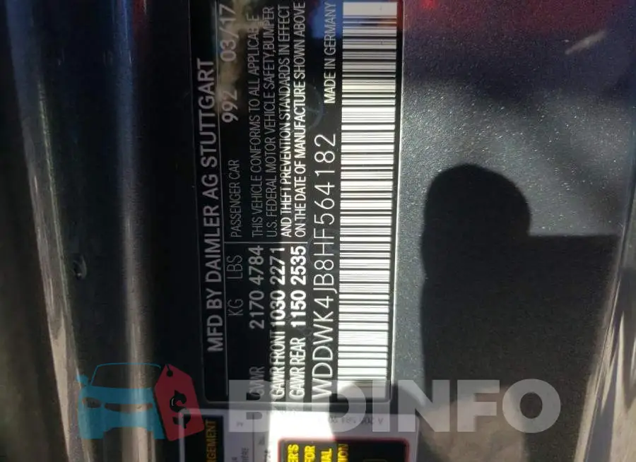 WDDWK4JB8HF564182 Photo# 10