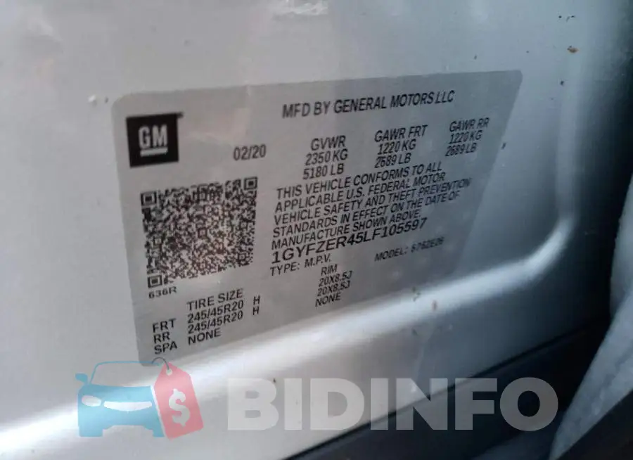1GYFZER45LF105597 Photo# 10
