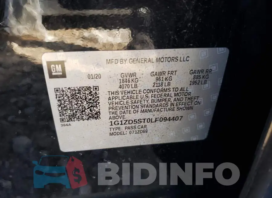 1G1ZD5ST0LF094407 Photo# 10