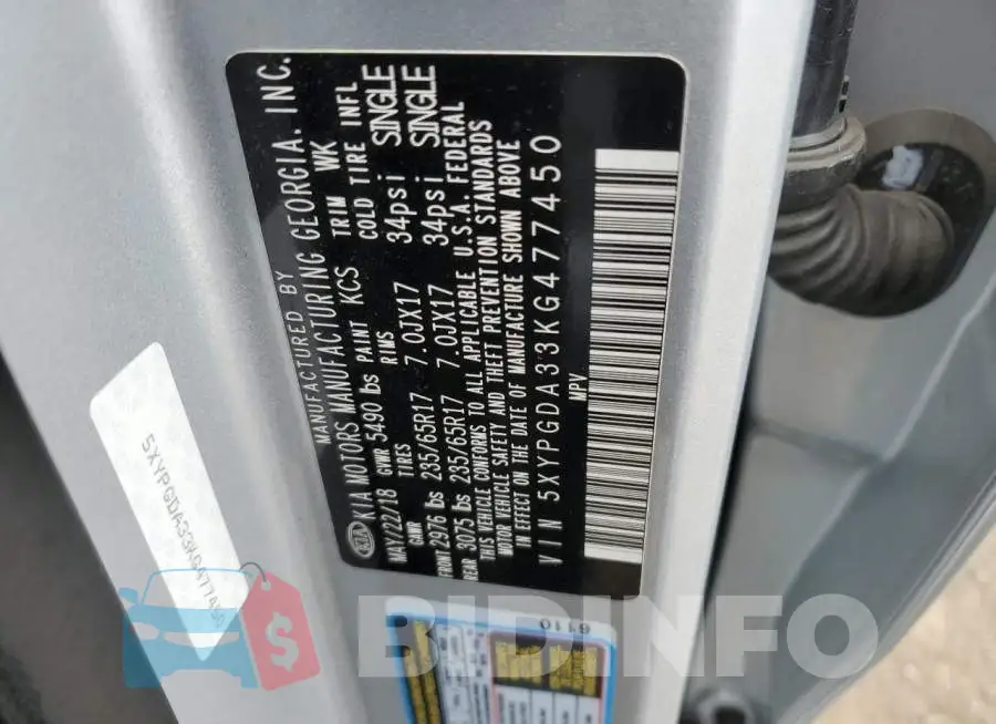 5XYPGDA33KG477450 Photo# 10