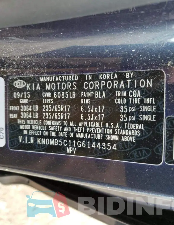 KNDMB5C11G6144354 Photo# 10