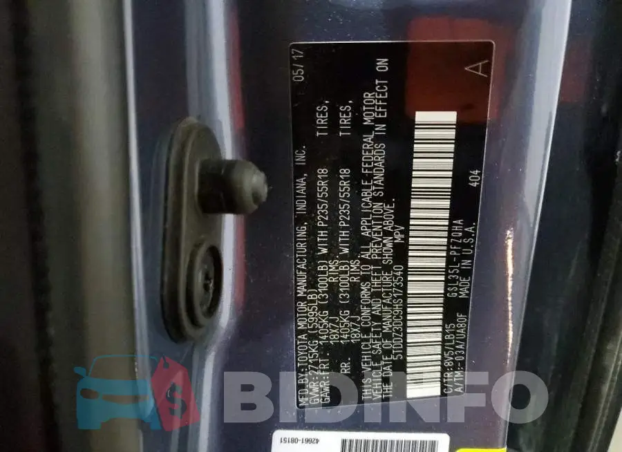 5TDDZ3DC9HS173540 Photo# 10