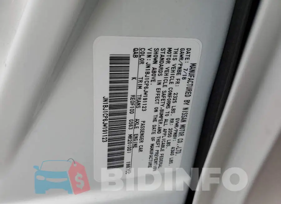 JN1BJ1CP6JW191123 Photo# 10