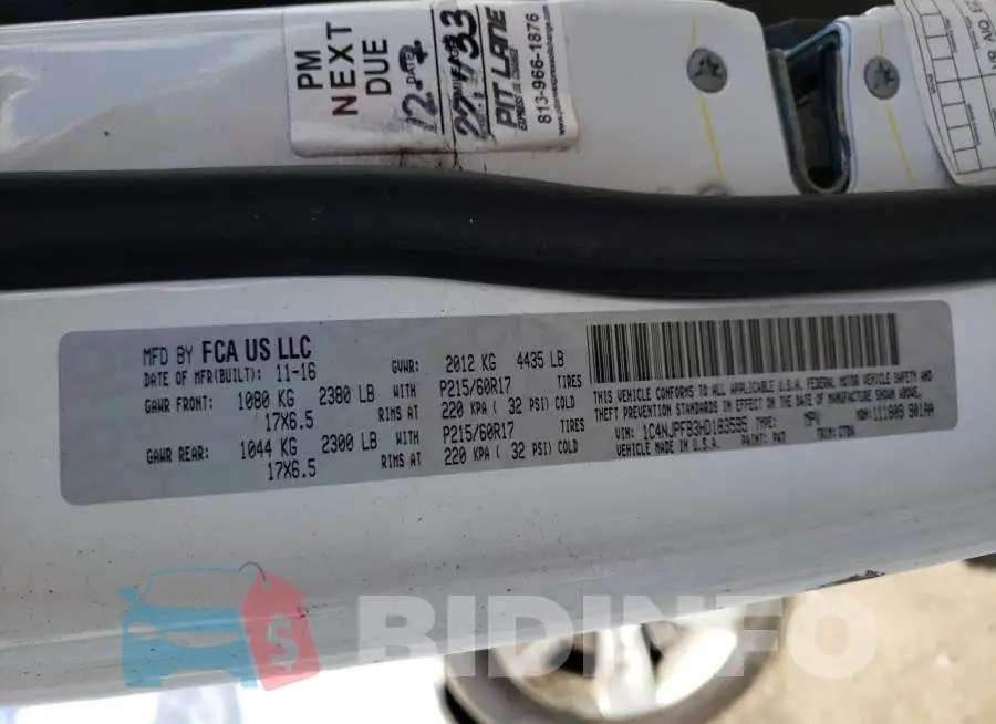 1C4NJPFB3HD183595 Photo# 10