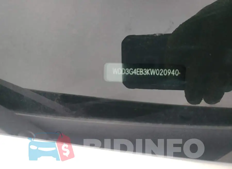 WDD3G4EB3KW020940 Photo# 10
