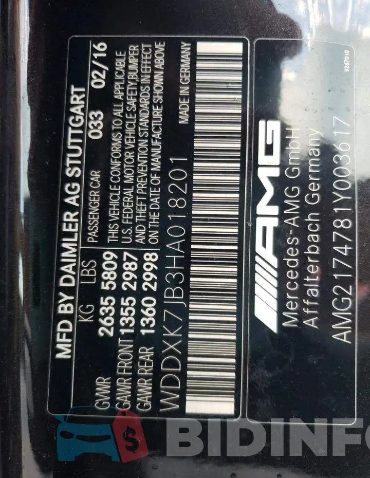 WDDXK7JB3HA018201 Photo# 10
