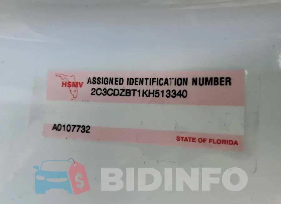 2C3CDZBT1KH513340 Photo# 10