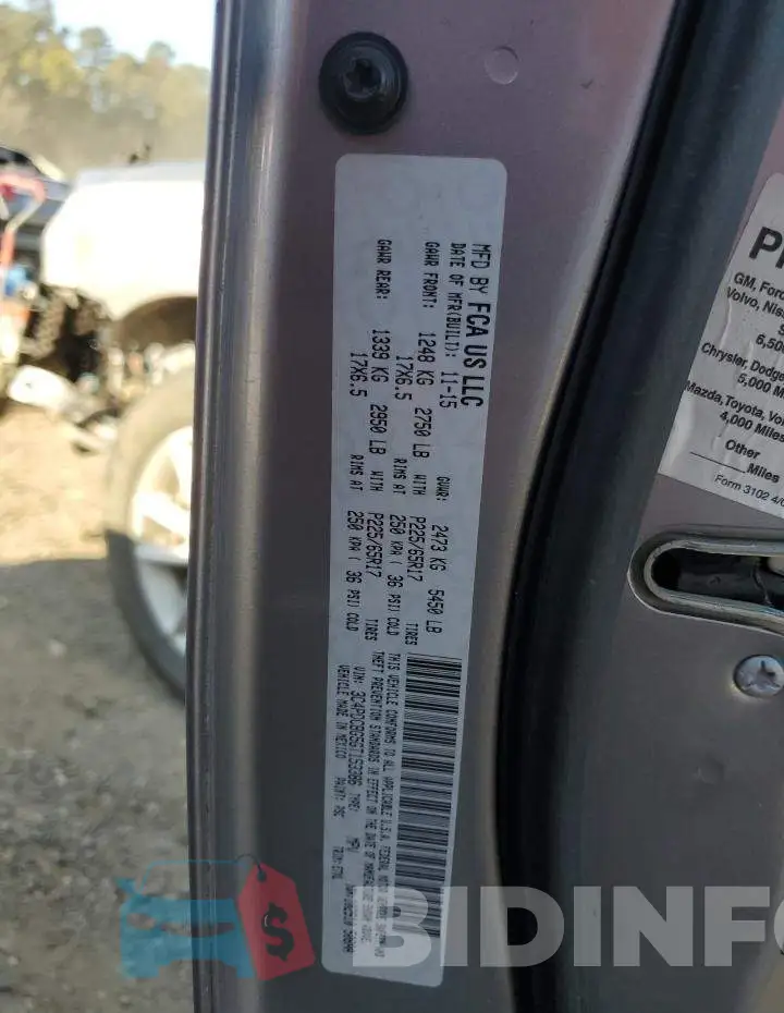 3C4PDCBG5GT153386 Photo# 10