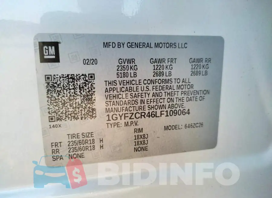 1GYFZCR46LF109064 Photo# 10