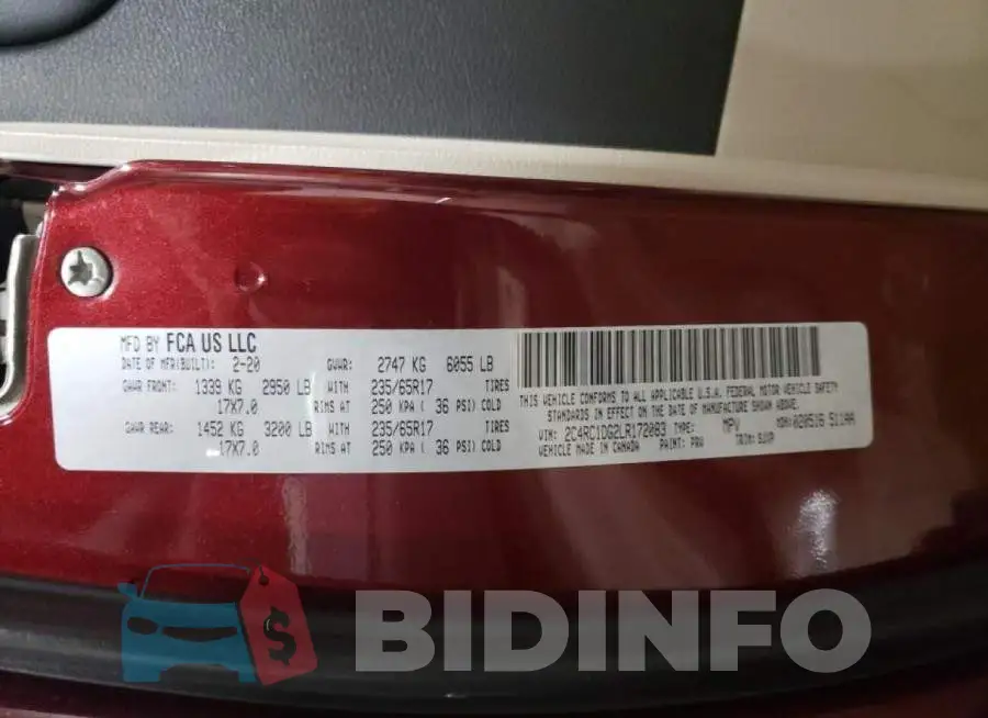 2C4RC1DG2LR172083 Photo# 10
