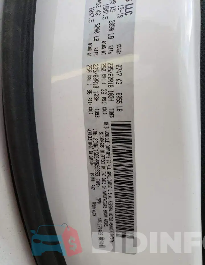 2C4RC1GG5HR659653 Photo# 10
