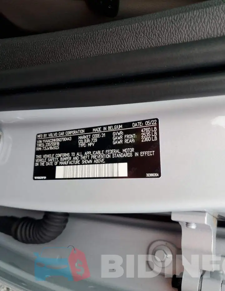YV4AC2HK6N2790443 Photo# 10