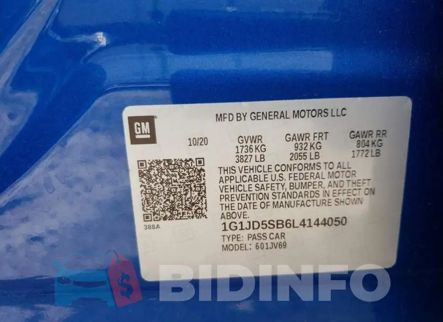 1G1JD5SB6L4144050 Photo# 10